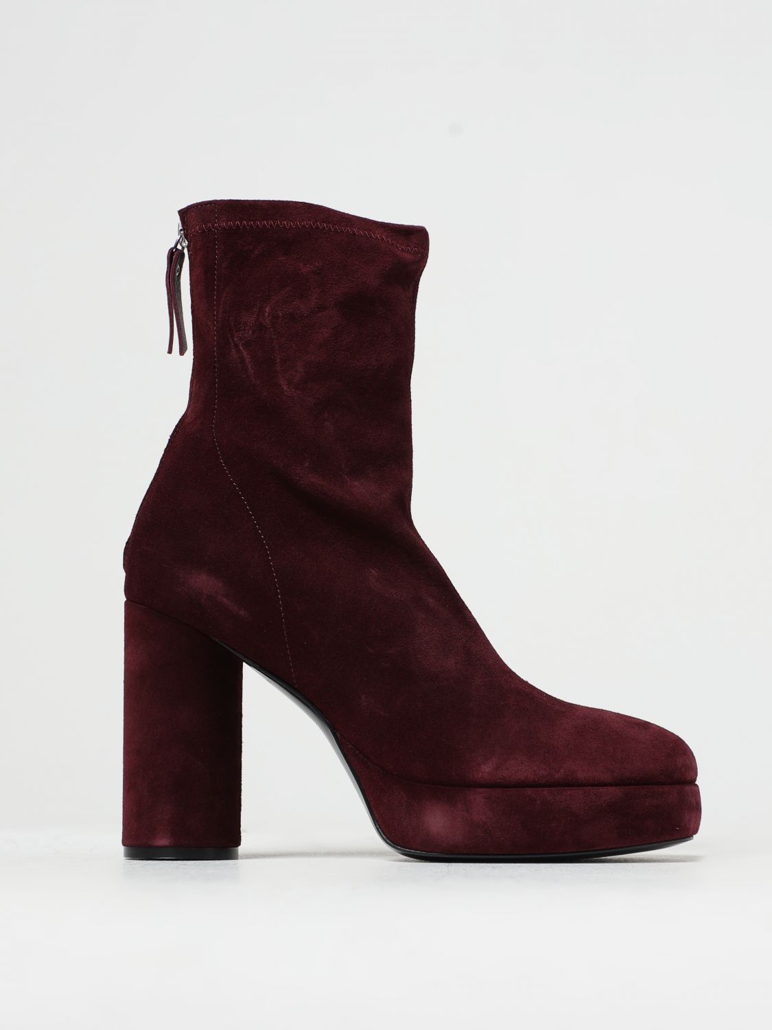 Vic Matié Flat Ankle Boots VIC MATIÉ Woman colour Burgundy