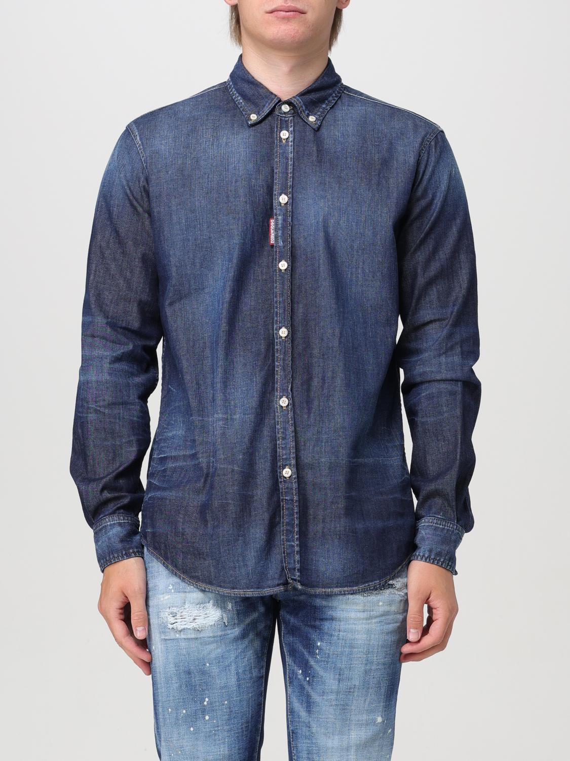 Dsquared2 Shirt DSQUARED2 Men color Denim