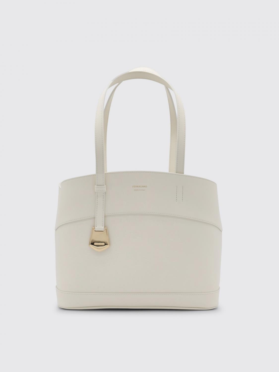 Ferragamo Shoulder Bag FERRAGAMO Woman color Cream