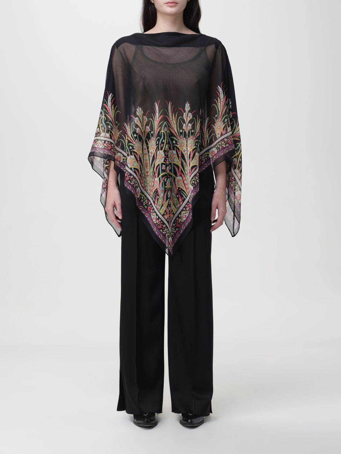 Etro Top ETRO Woman colour Black