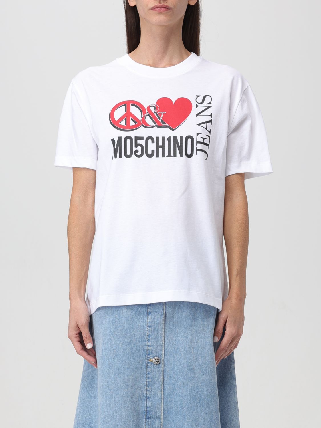 Moschino Jeans T-Shirt MOSCHINO JEANS Woman colour White