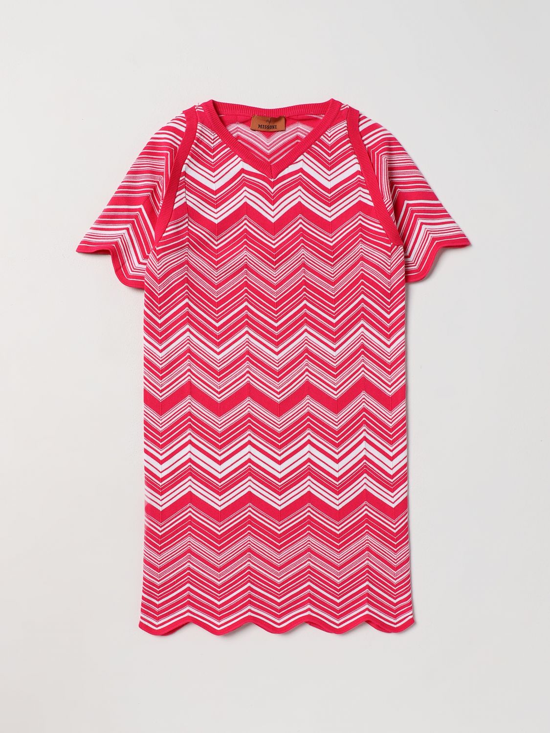 Missoni Dress MISSONI Kids colour Fuchsia