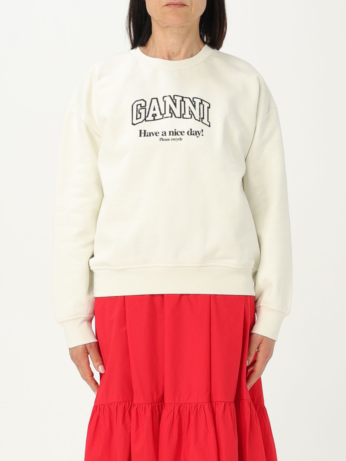 Ganni Sweater GANNI Woman color Cream