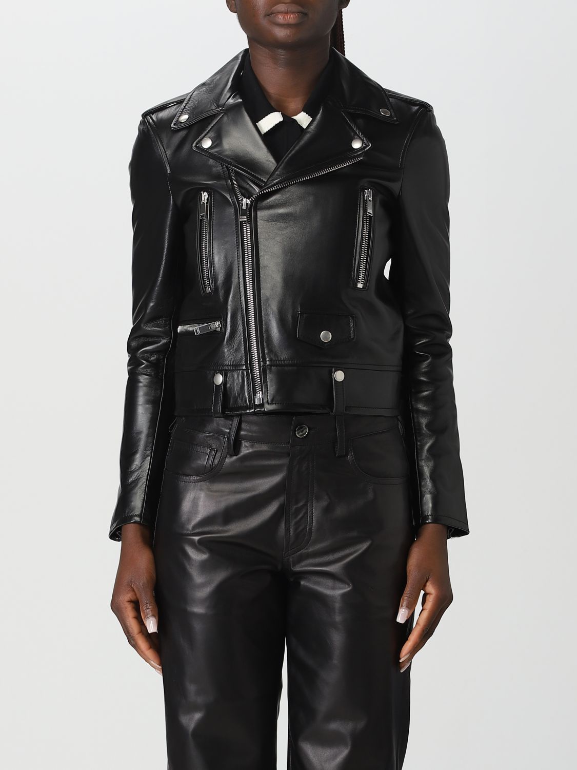 Saint Laurent Jacket SAINT LAURENT Woman colour Black