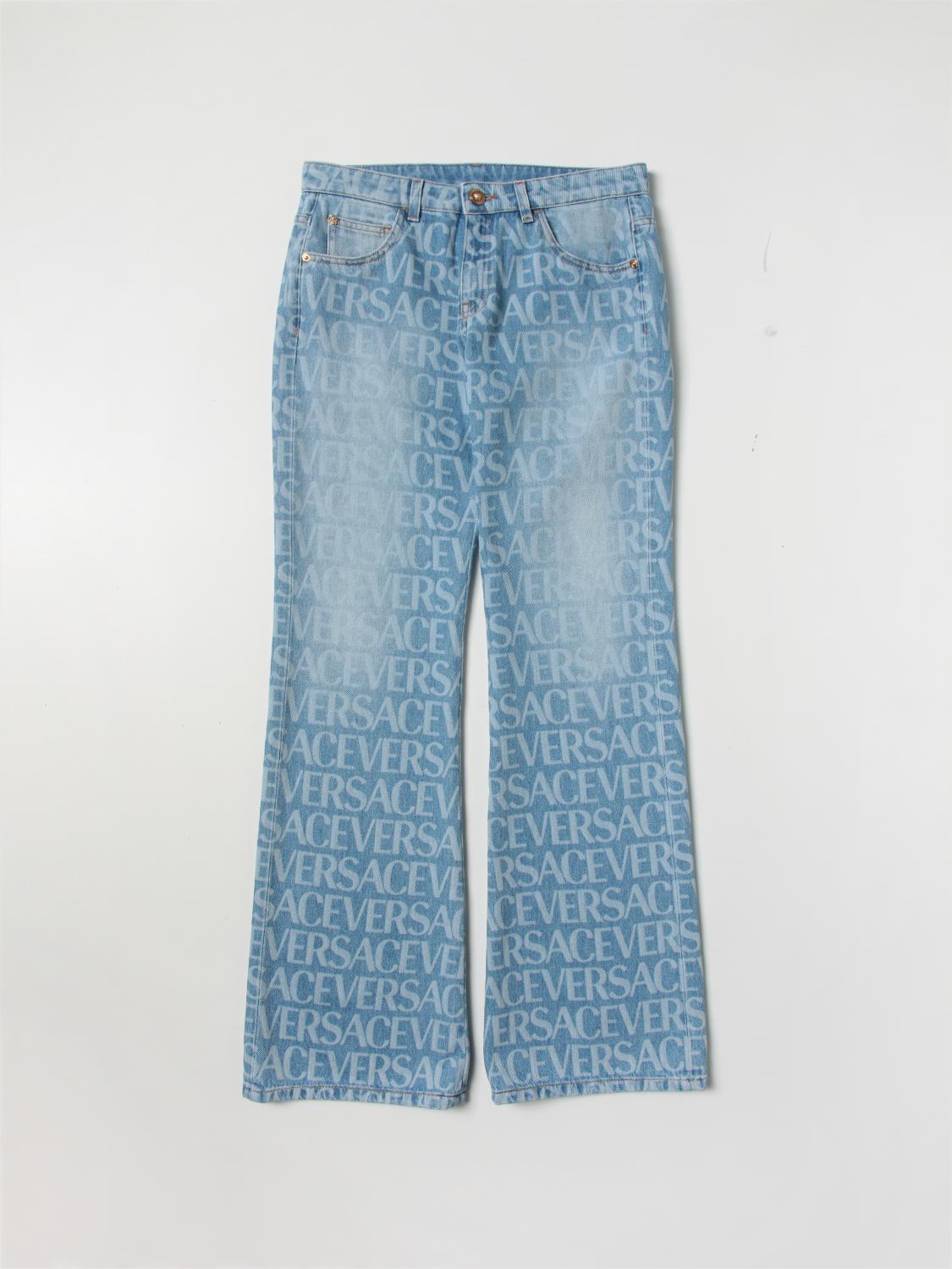 Young Versace Trousers YOUNG VERSACE Kids colour Blue