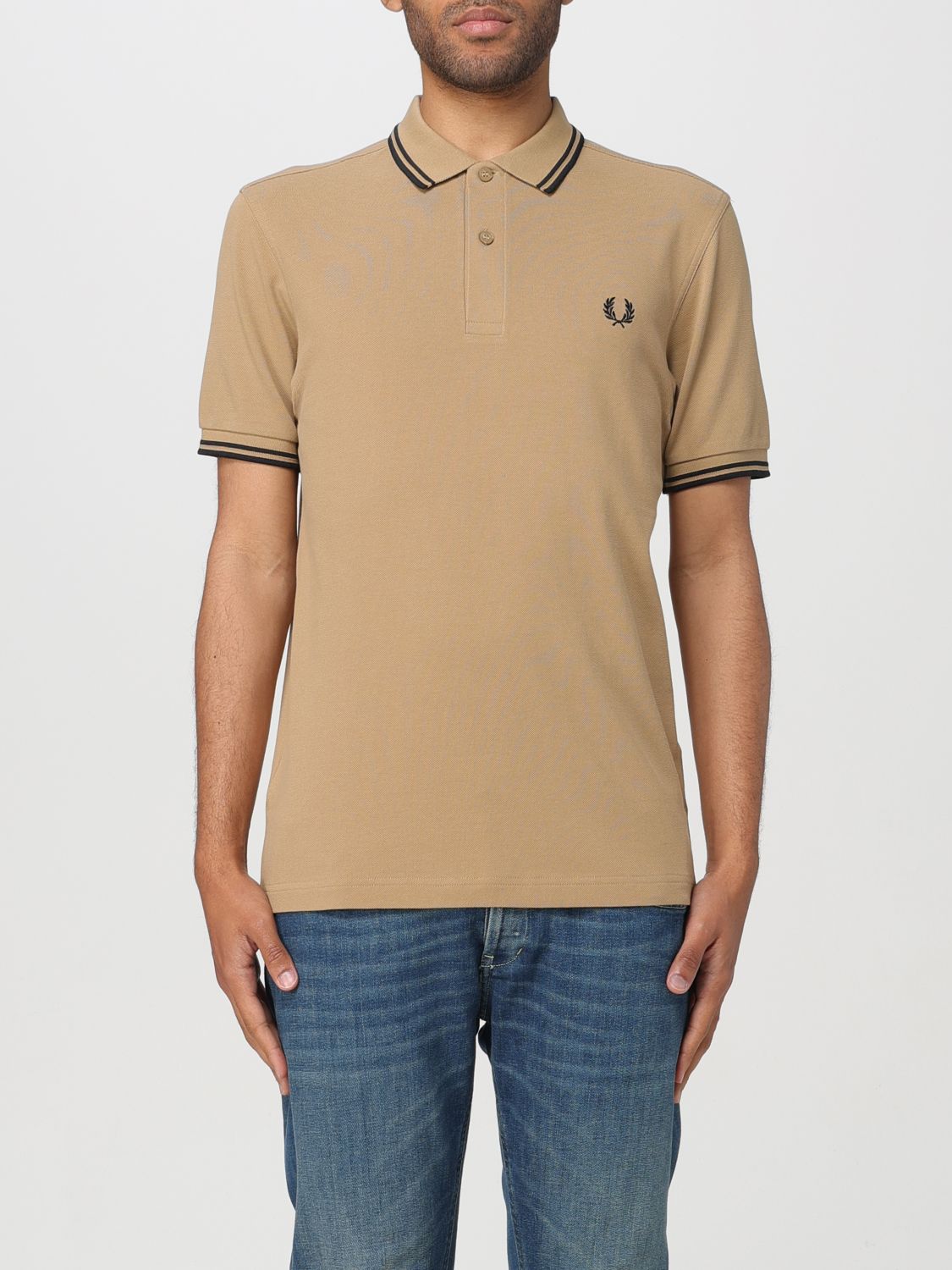 Fred Perry Polo Shirt FRED PERRY Men color Beige
