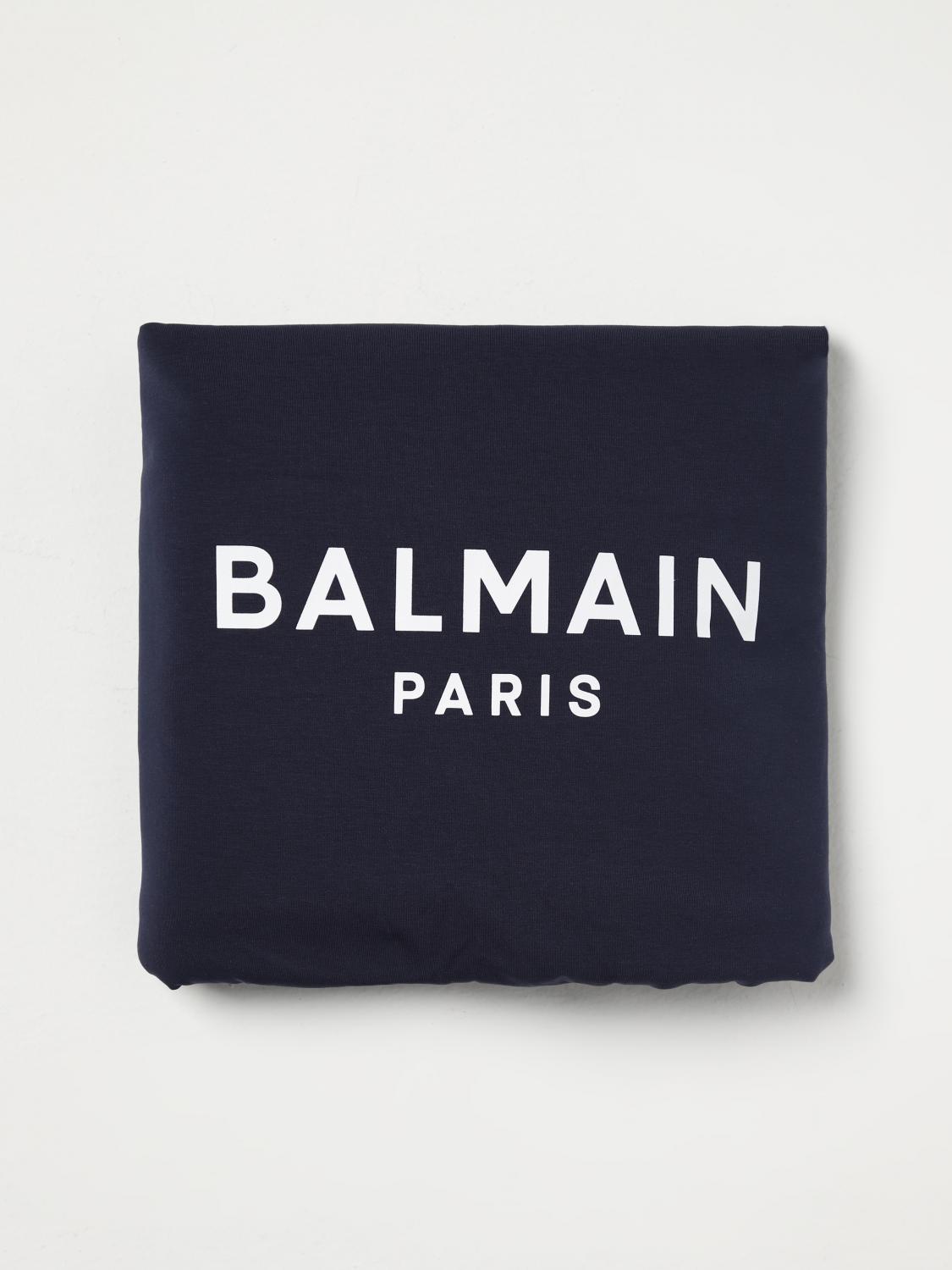 Balmain Blanket BALMAIN Kids color Blue