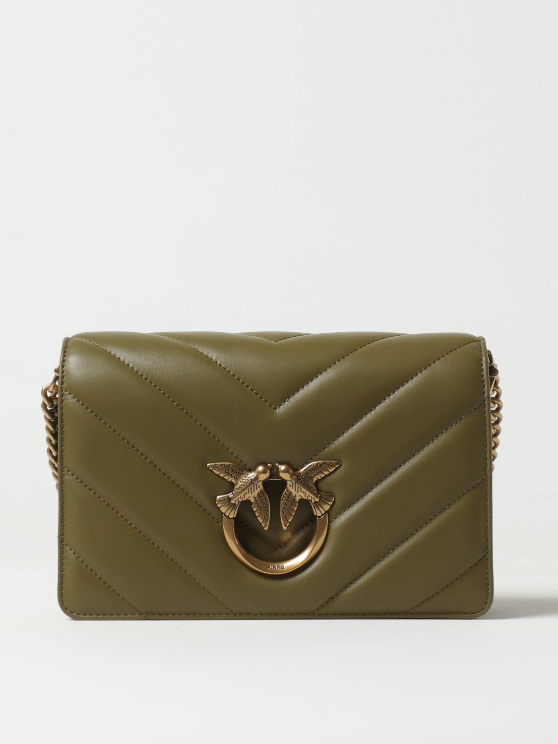 Pinko Crossbody Bags PINKO Woman colour Green