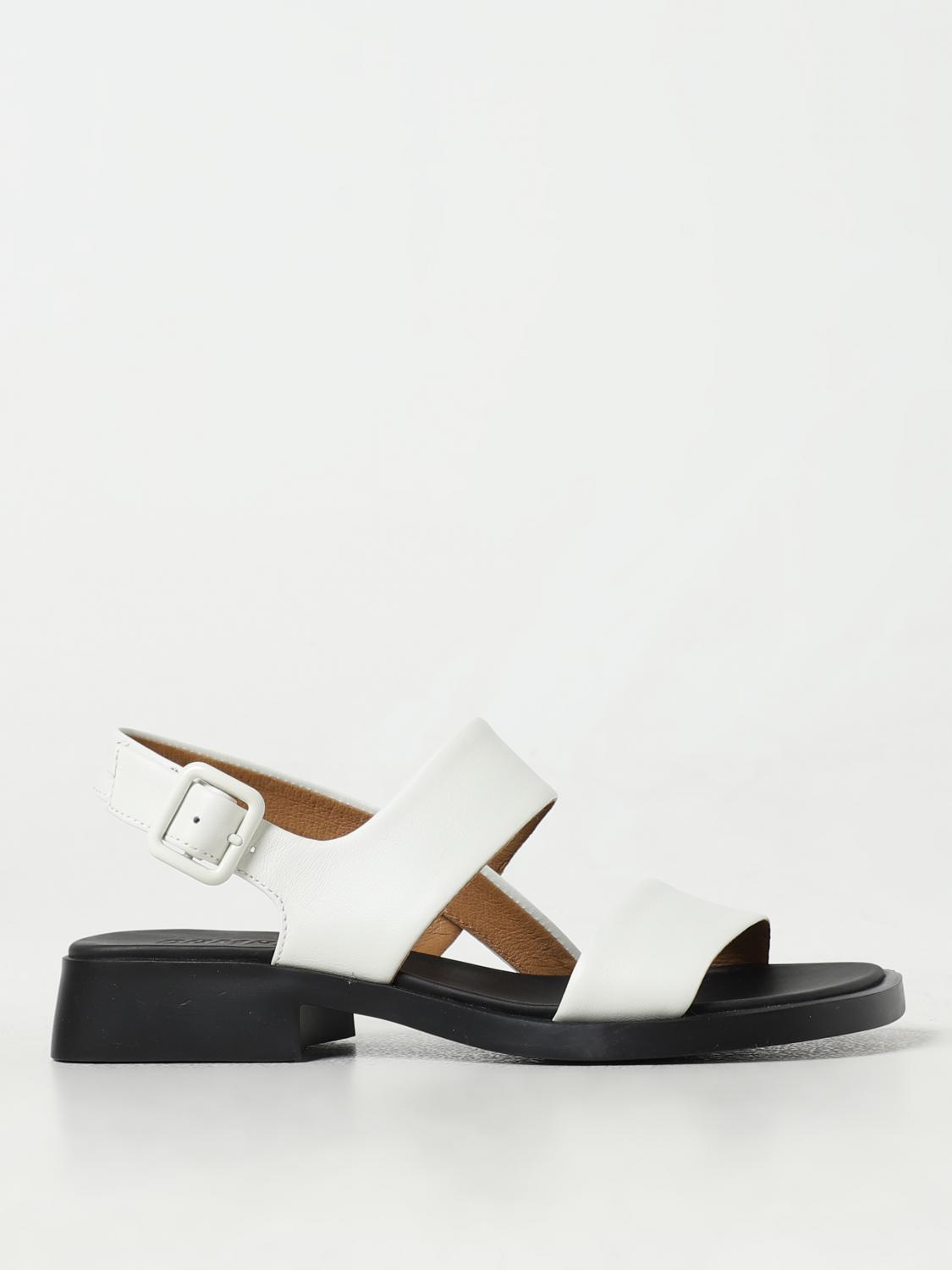 Camper Flat Sandals CAMPER Woman colour White