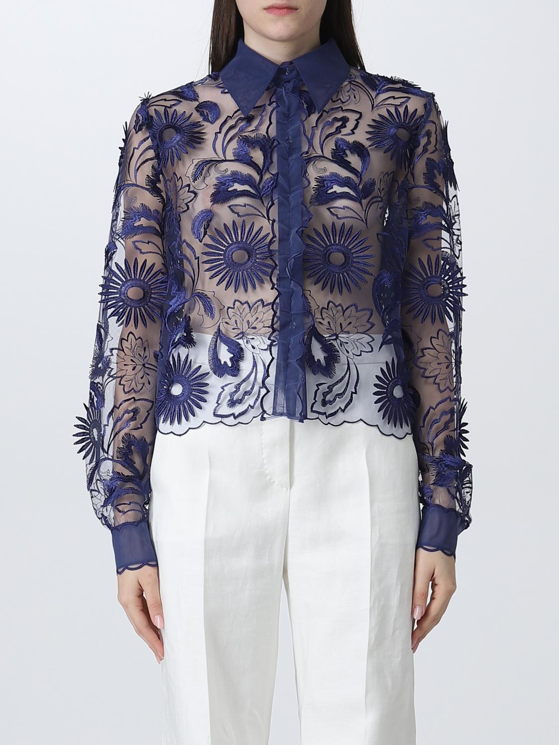 Alberta Ferretti Shirt ALBERTA FERRETTI Woman colour Blue