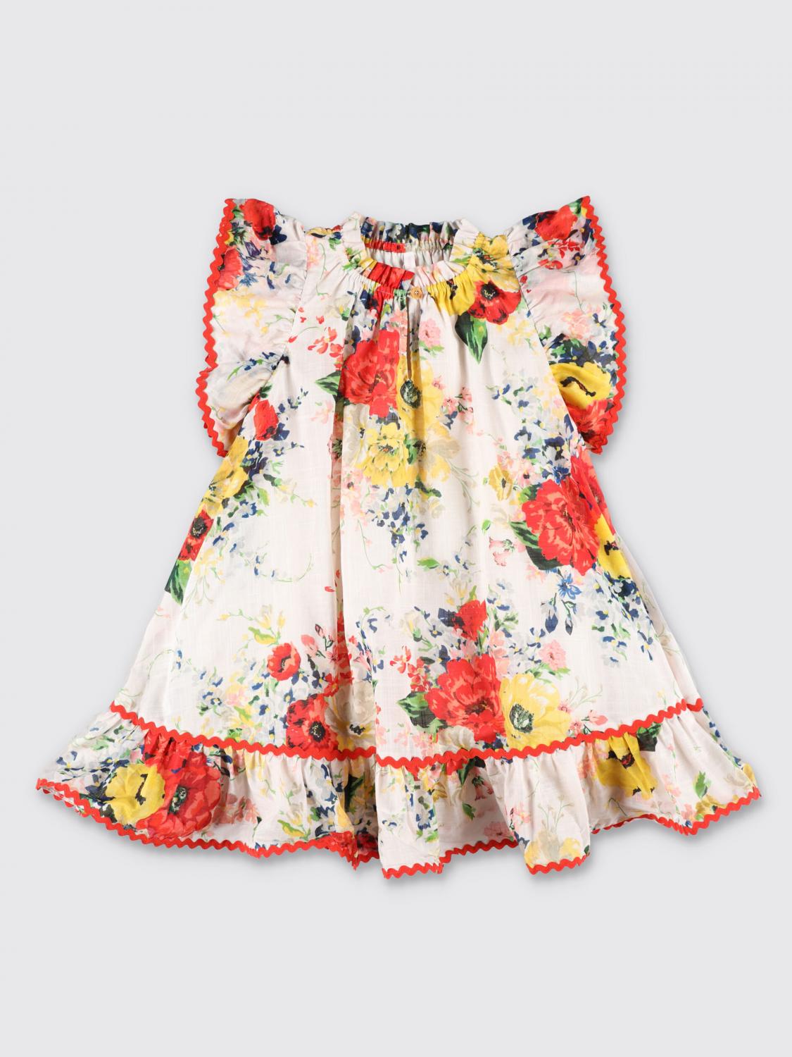 Zimmermann Dress ZIMMERMANN Kids color Yellow Cream