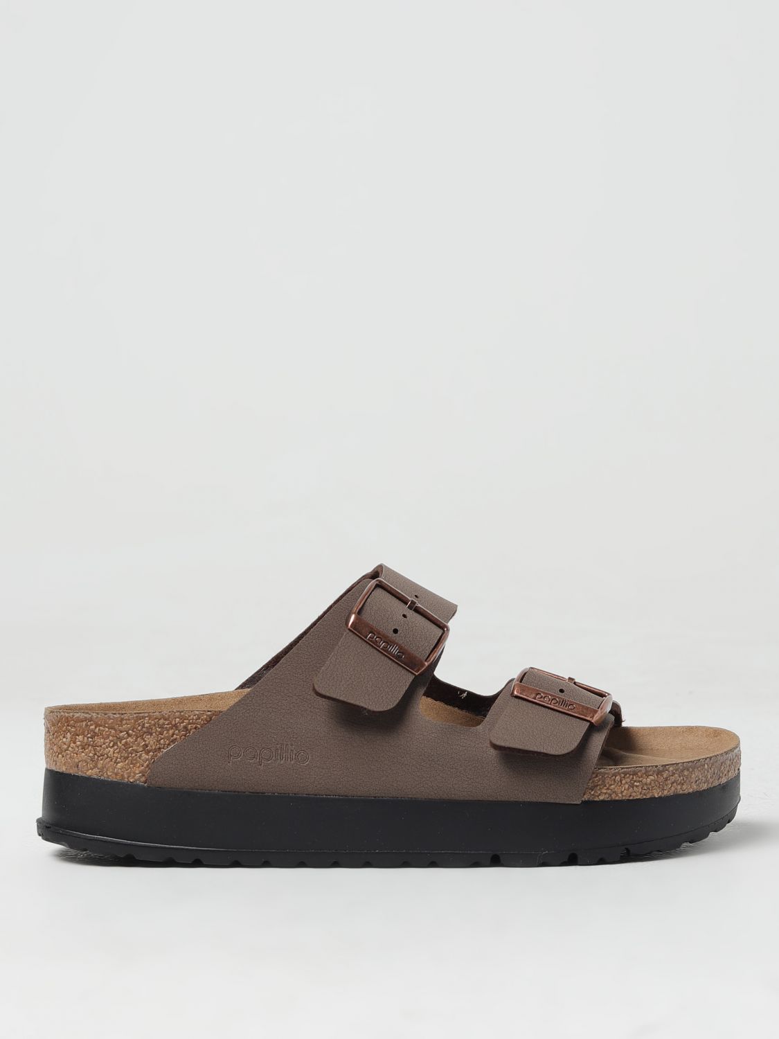 Birkenstock Flat Sandals BIRKENSTOCK Woman colour Brown