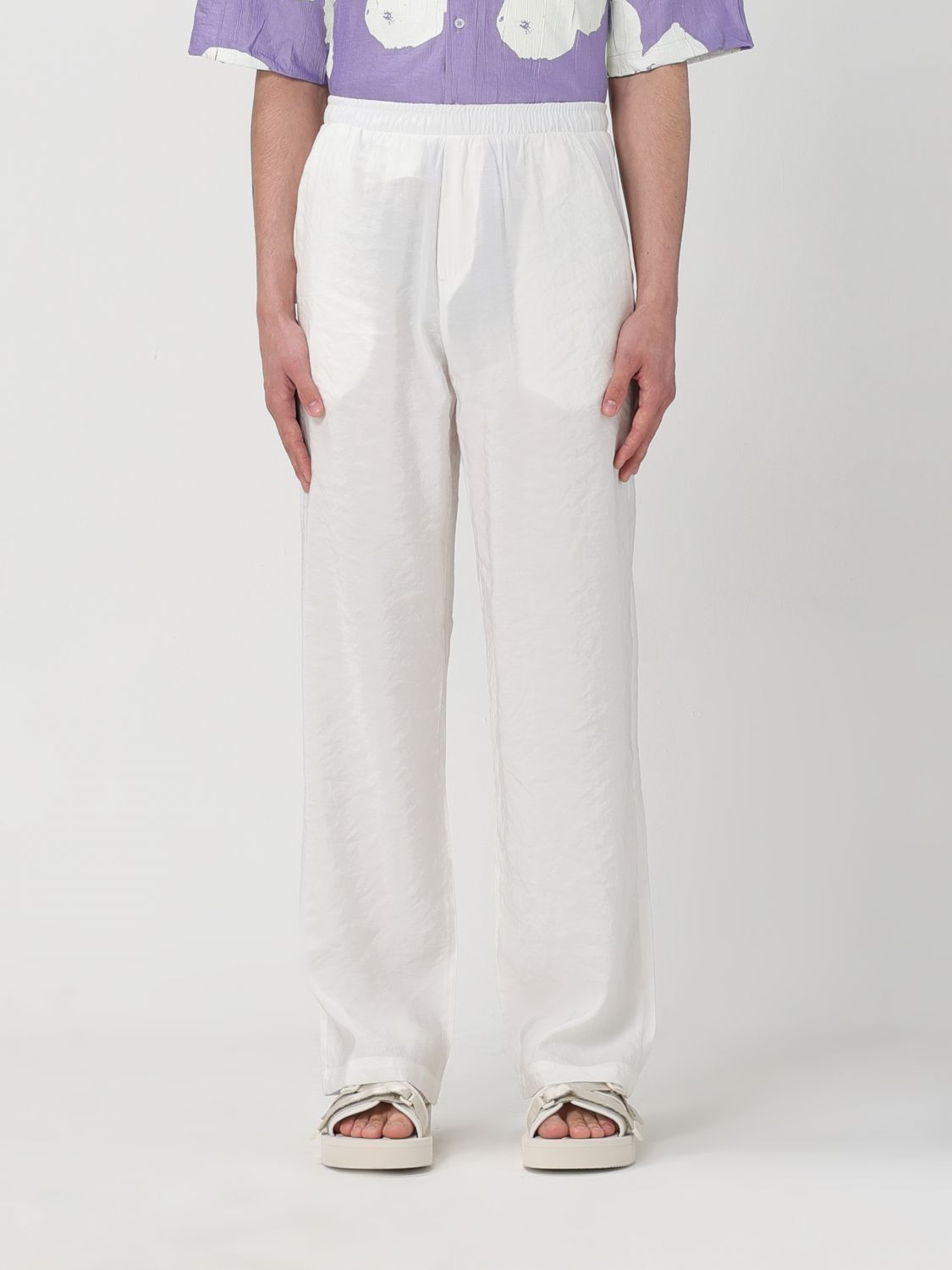 Family First Trousers FAMILY FIRST Men colour White