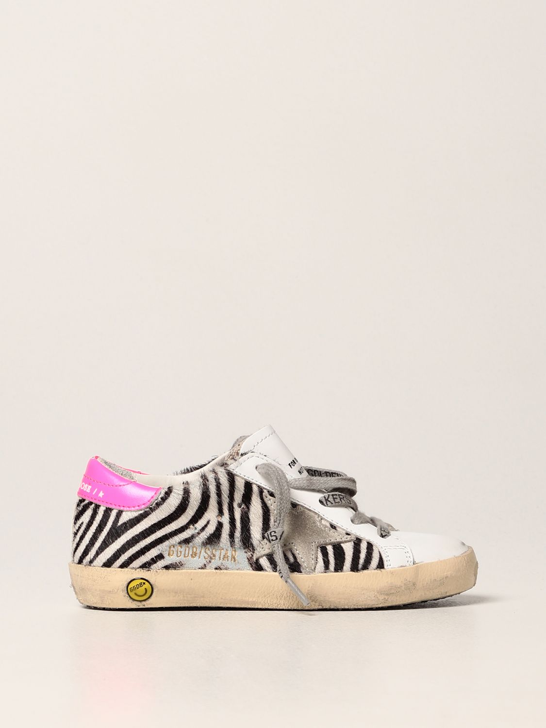 Golden Goose Super-Star classic Golden Goose sneakers in leather and animalier pony