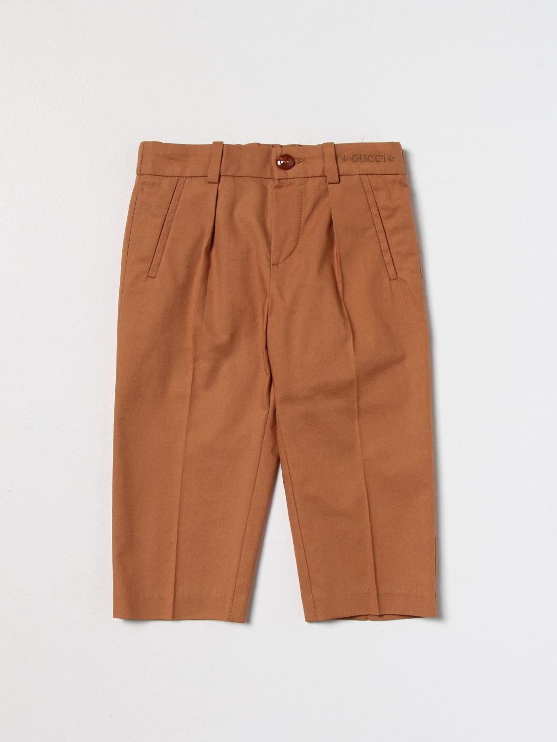 Gucci Trousers GUCCI Kids colour Brown