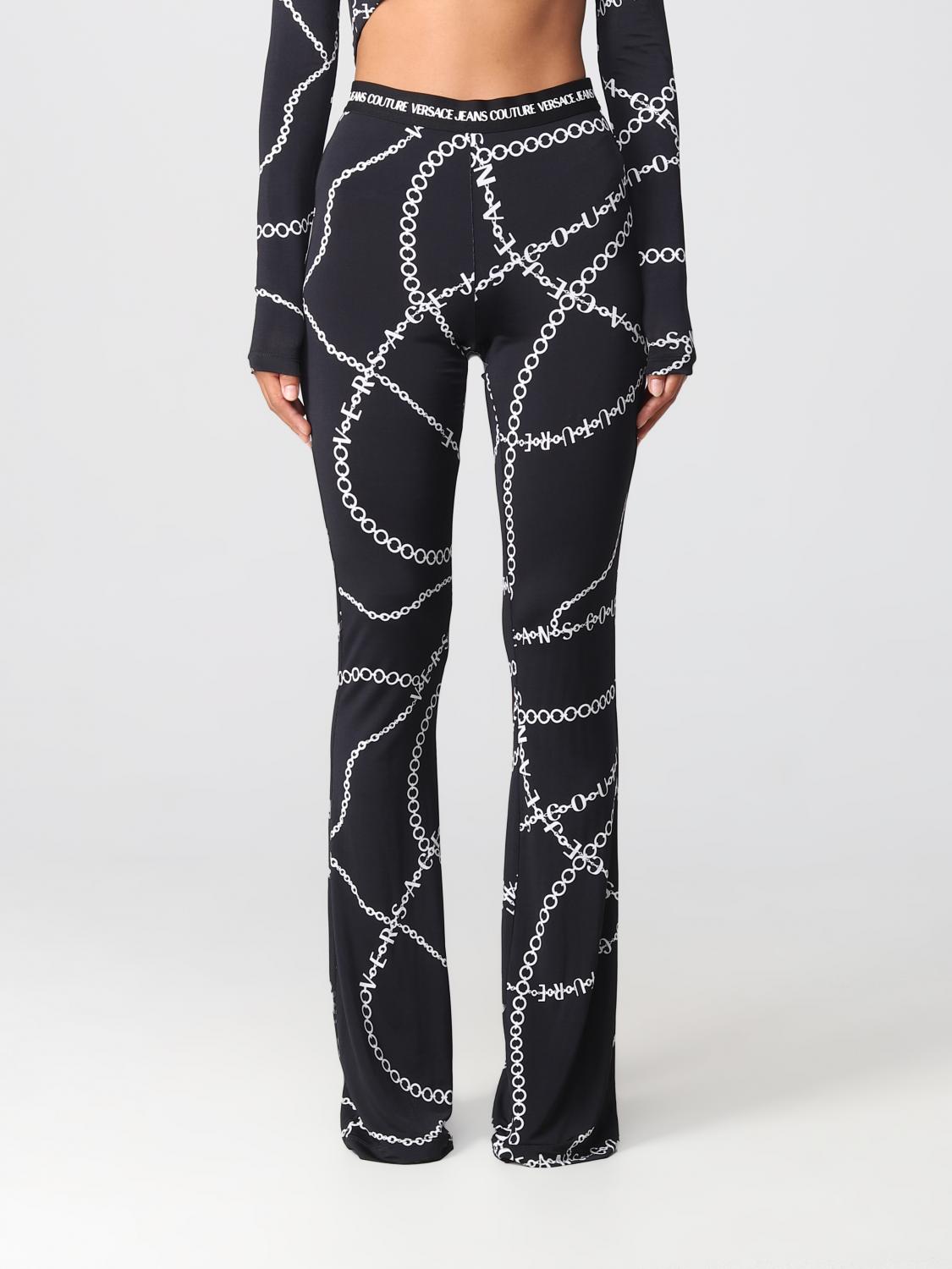 Versace Jeans Couture Trousers VERSACE JEANS COUTURE Woman colour Black