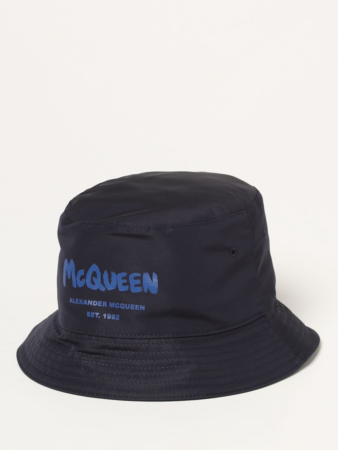 Alexander McQueen Hat ALEXANDER MCQUEEN Men colour Blue