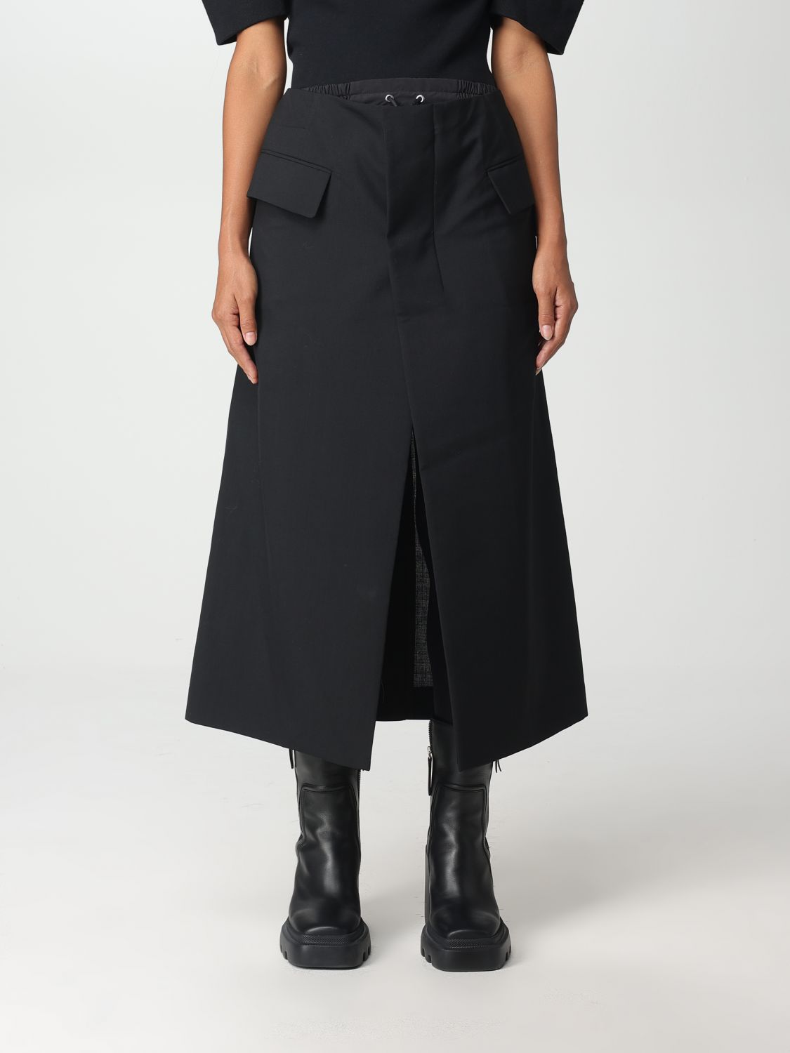 Sacai Skirt SACAI Woman colour Black