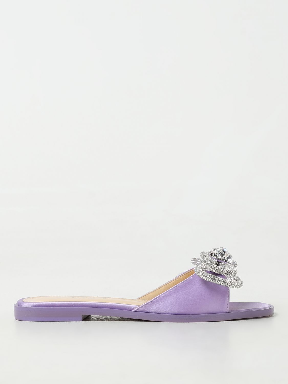 Mach & Mach Flat Sandals MACH & MACH Woman color Violet