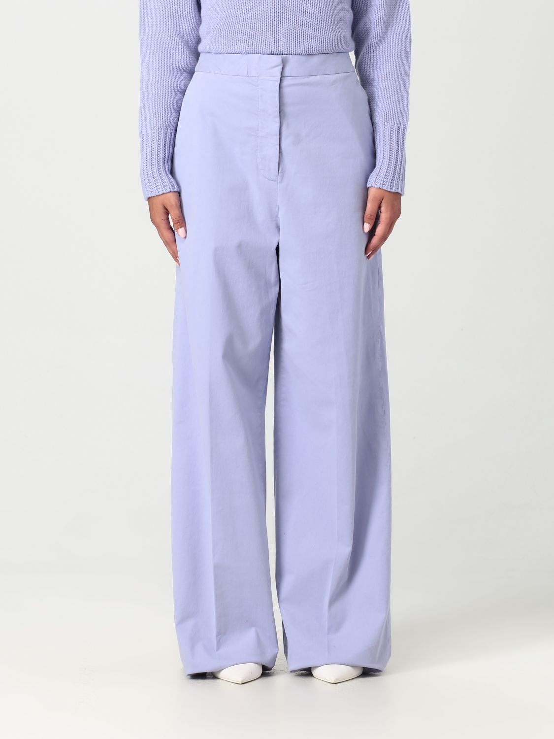 Fabiana Filippi Trousers FABIANA FILIPPI Woman colour Lavander