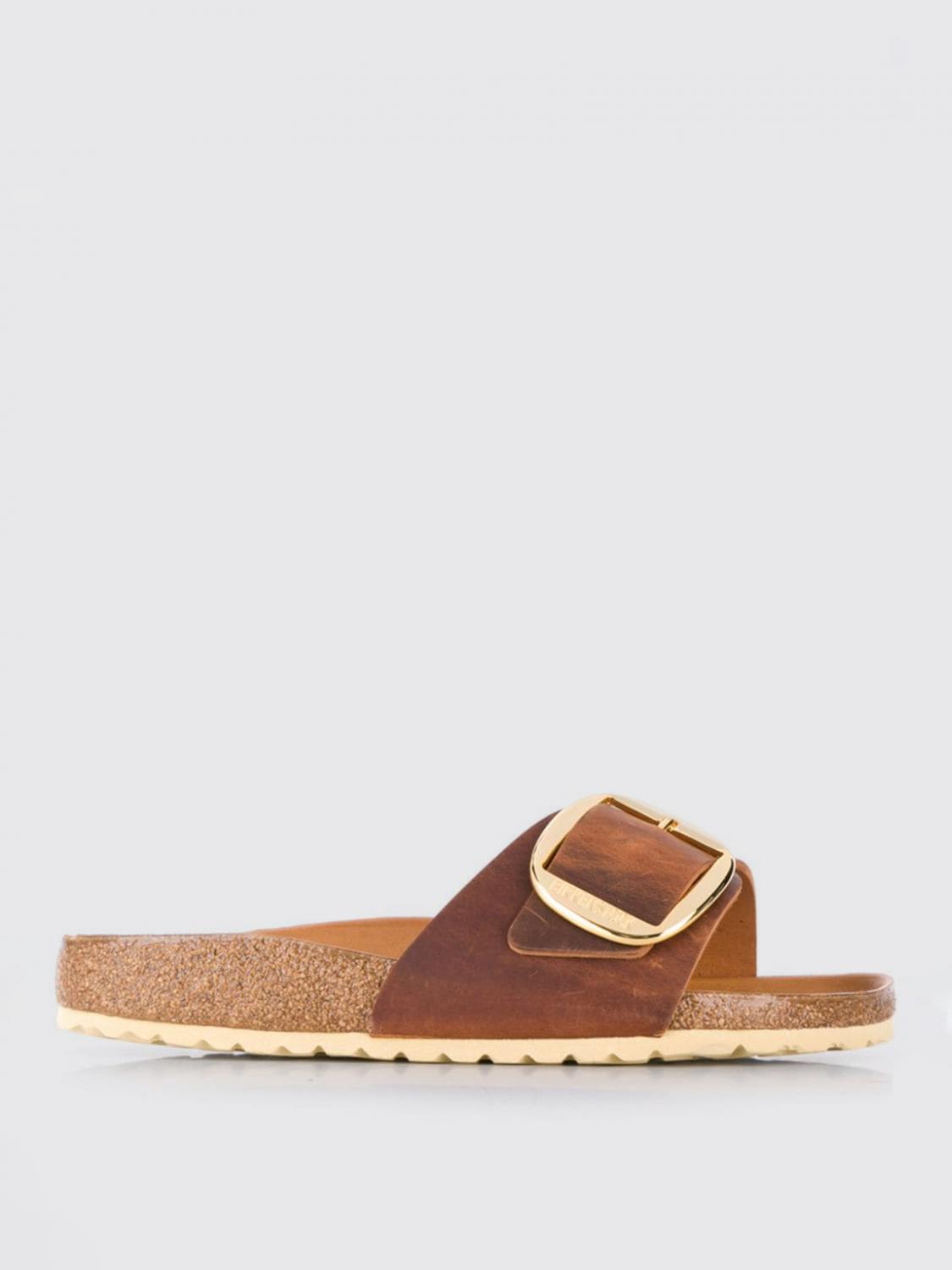 Birkenstock Flat Sandals BIRKENSTOCK Woman colour Leather