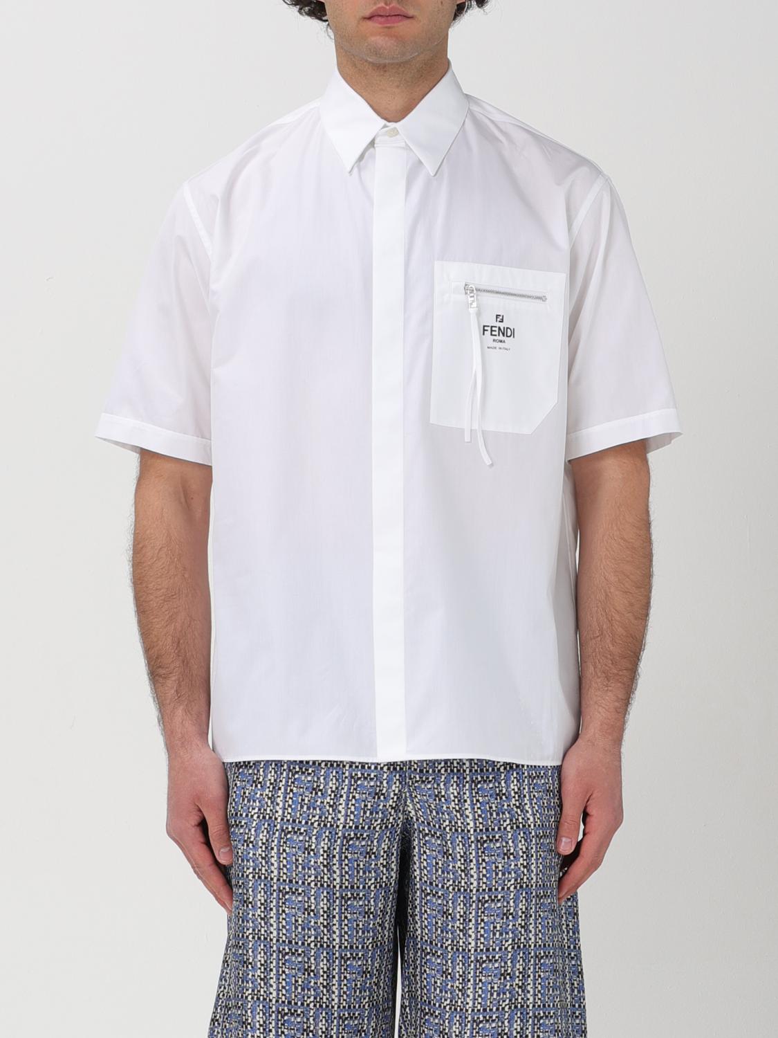 FENDI Shirt FENDI Men colour White