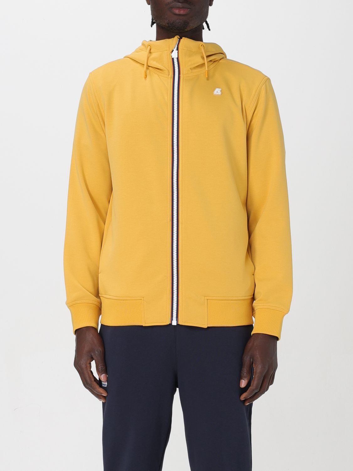 K-Way Coat K-WAY Men colour Yellow