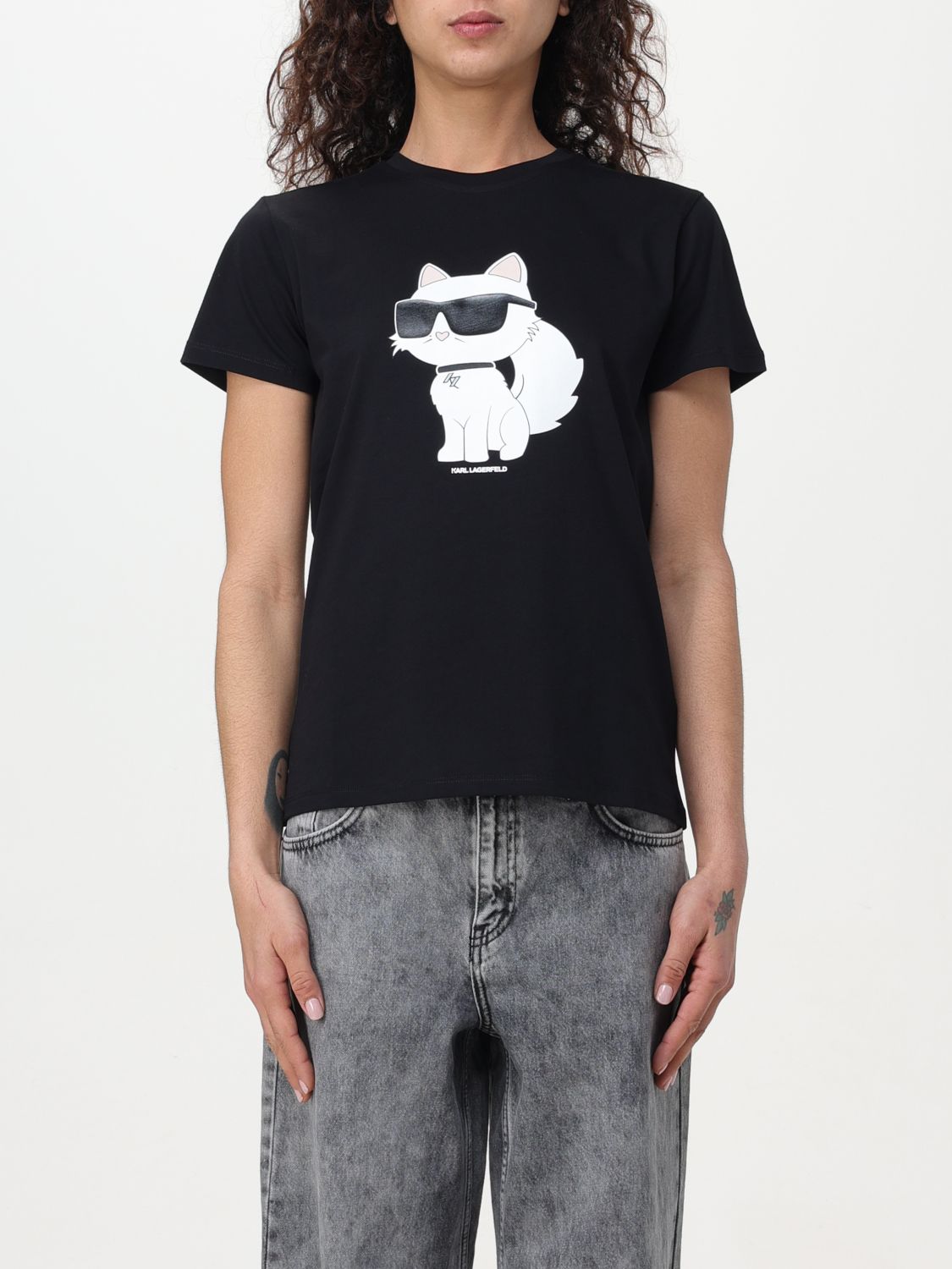 Karl Lagerfeld T-Shirt KARL LAGERFELD Woman colour Black