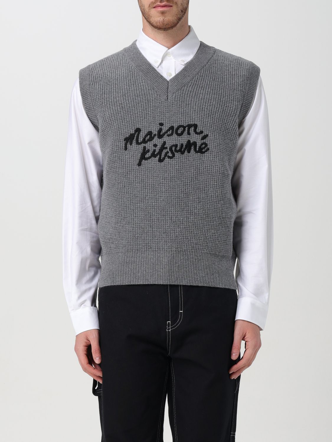 Maison Kitsuné Sweater MAISON KITSUNÉ Men color Grey
