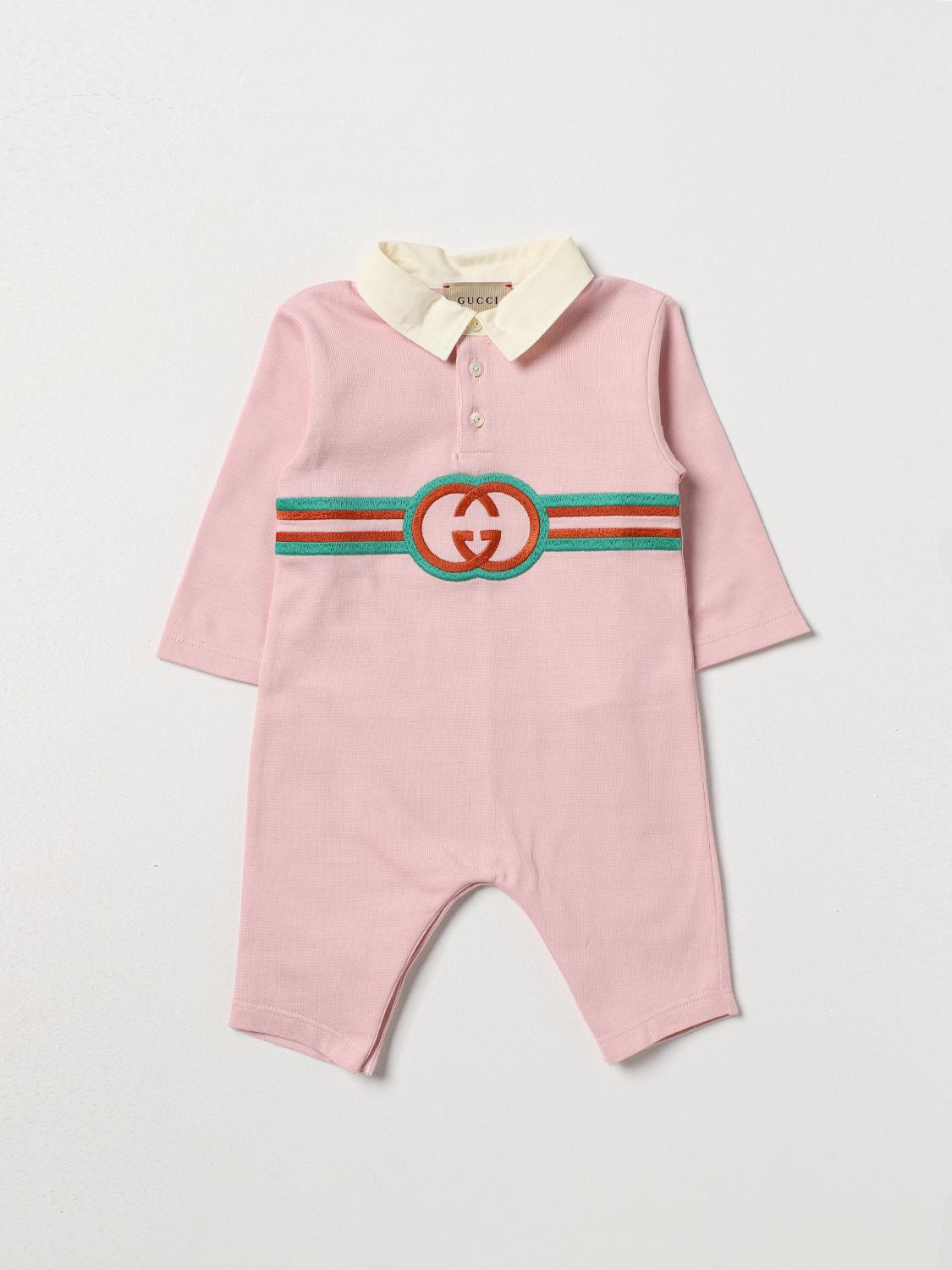 Gucci Bodysuit GUCCI Kids colour Pink