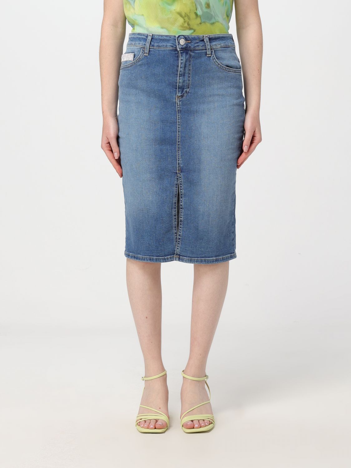 Liu Jo Skirt LIU JO Woman colour Denim