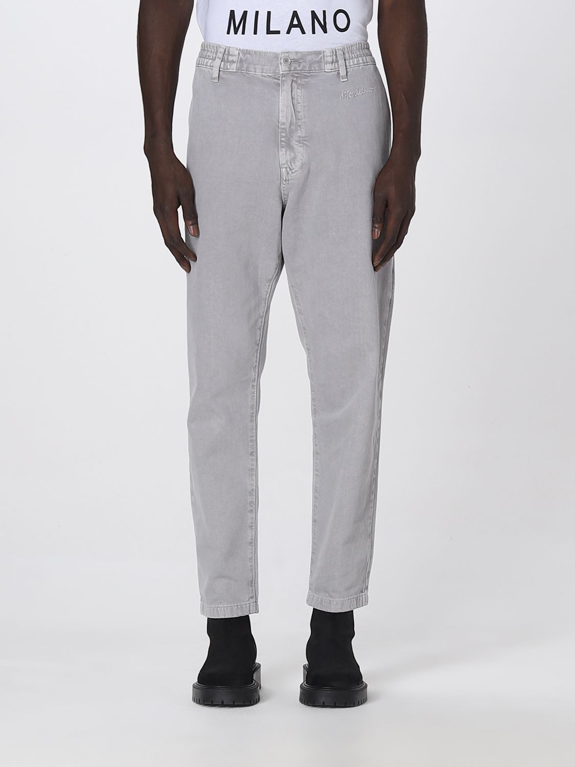 Moschino Couture Trousers MOSCHINO COUTURE Men colour Grey