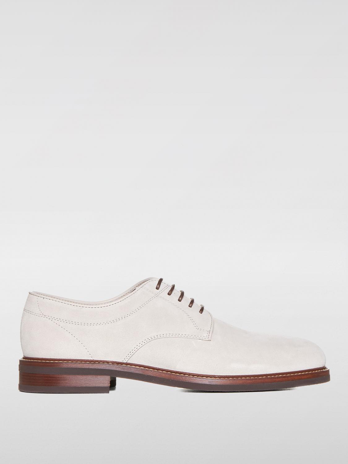 Brunello Cucinelli Brogue Shoes BRUNELLO CUCINELLI Men color Beige