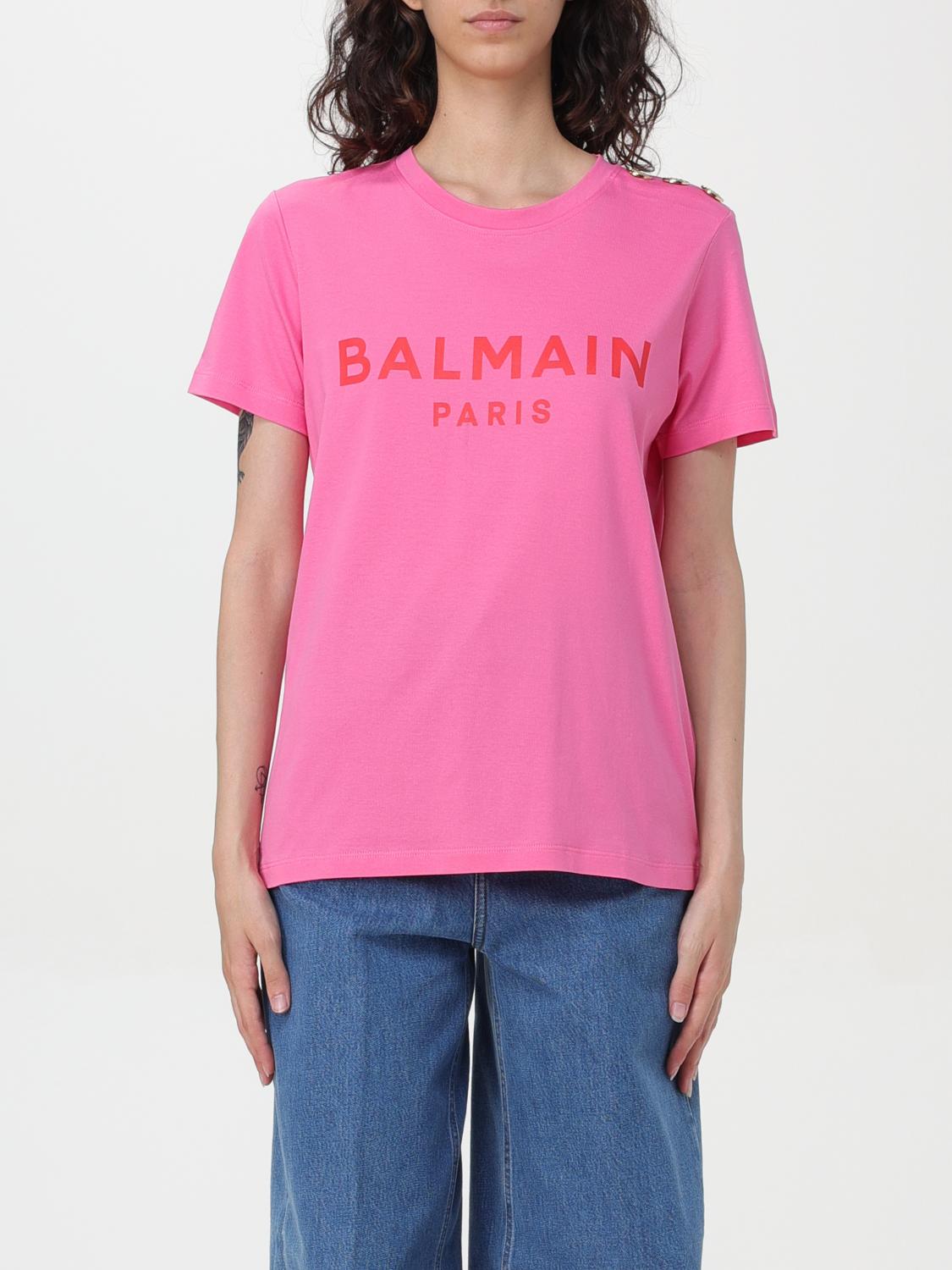 Balmain T-Shirt BALMAIN Woman color Fuchsia