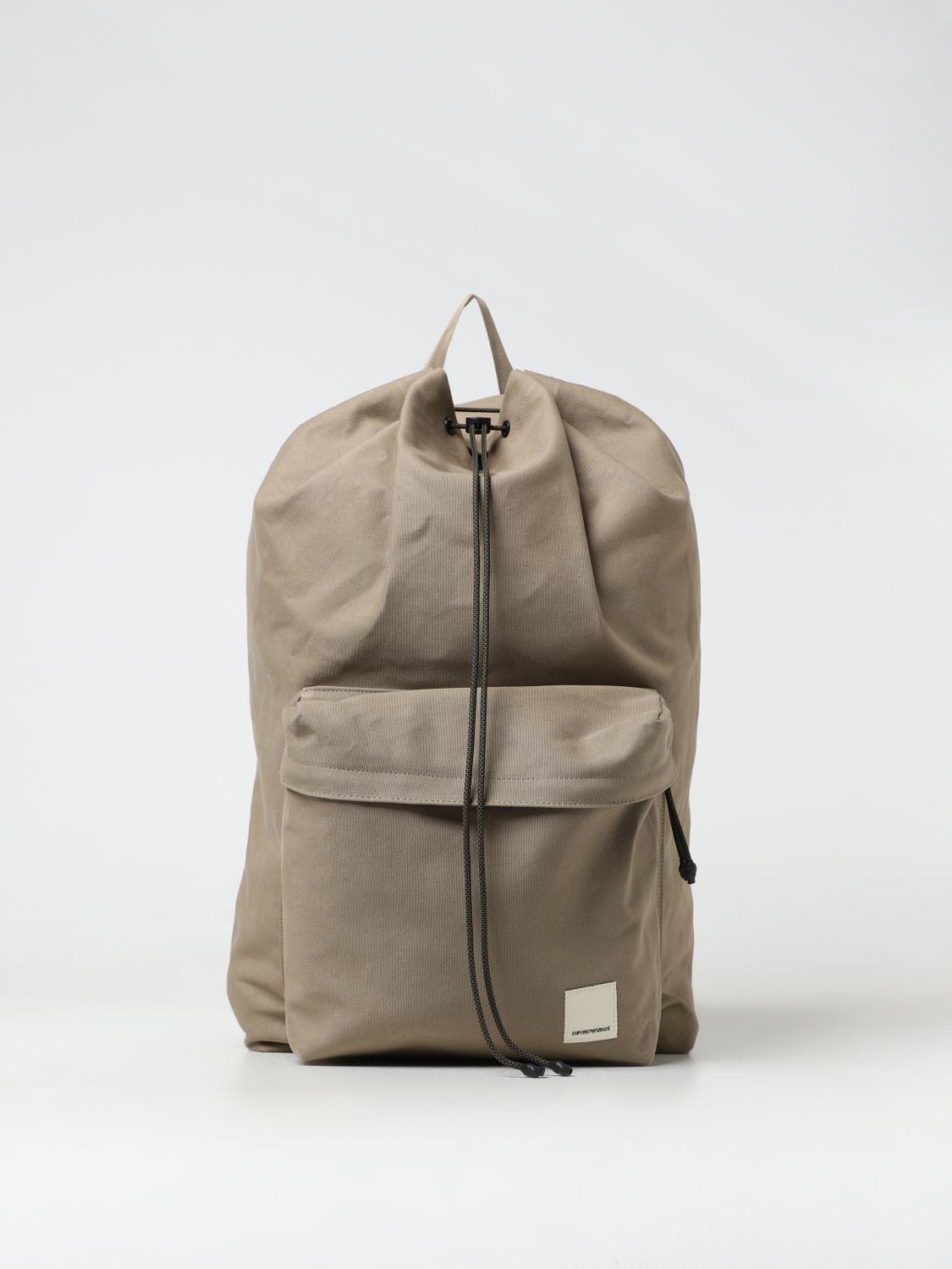 Emporio Armani Backpack EMPORIO ARMANI Men color Beige