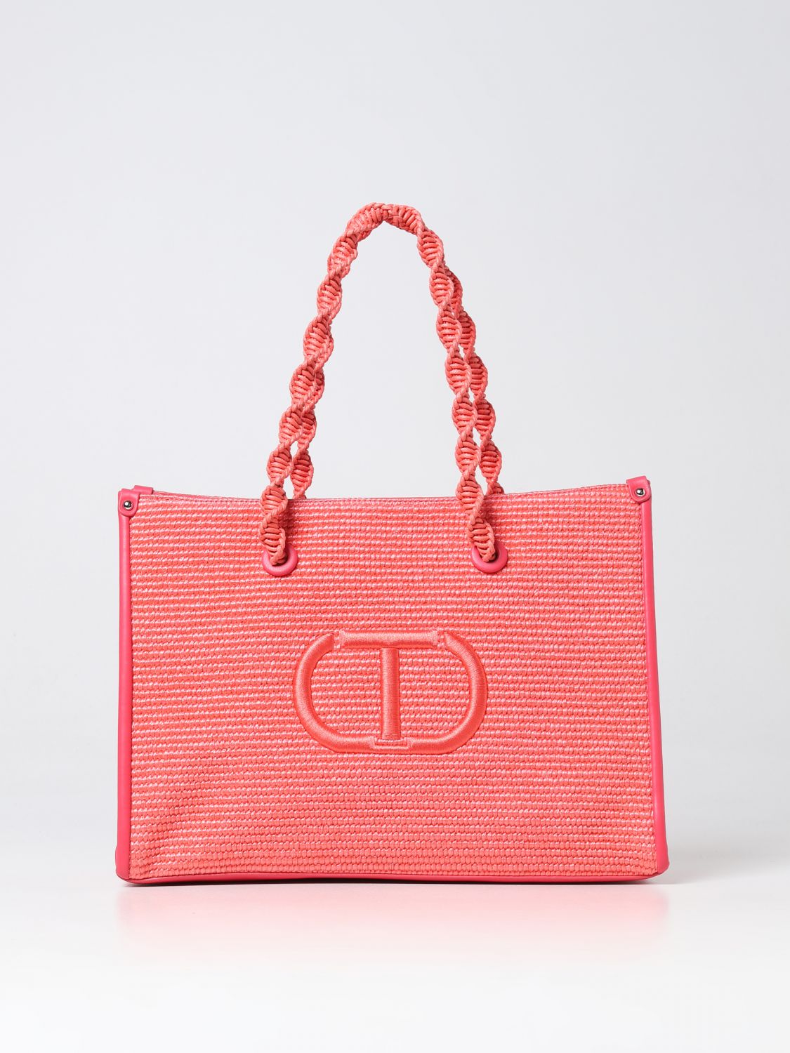 Twinset Tote Bags TWINSET Woman colour Coral