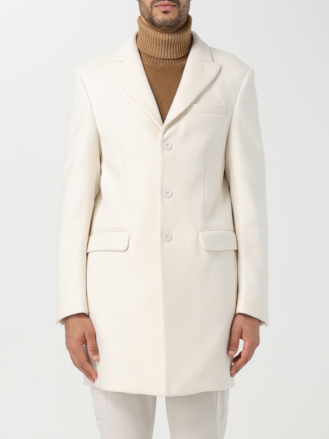 Daniele Alessandrini Coat DANIELE ALESSANDRINI Men colour White