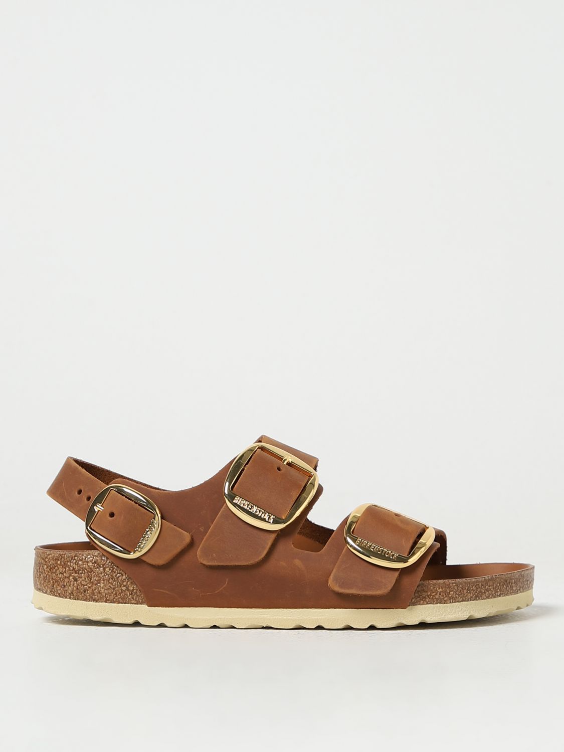 Birkenstock Flat Sandals BIRKENSTOCK Woman colour Earth