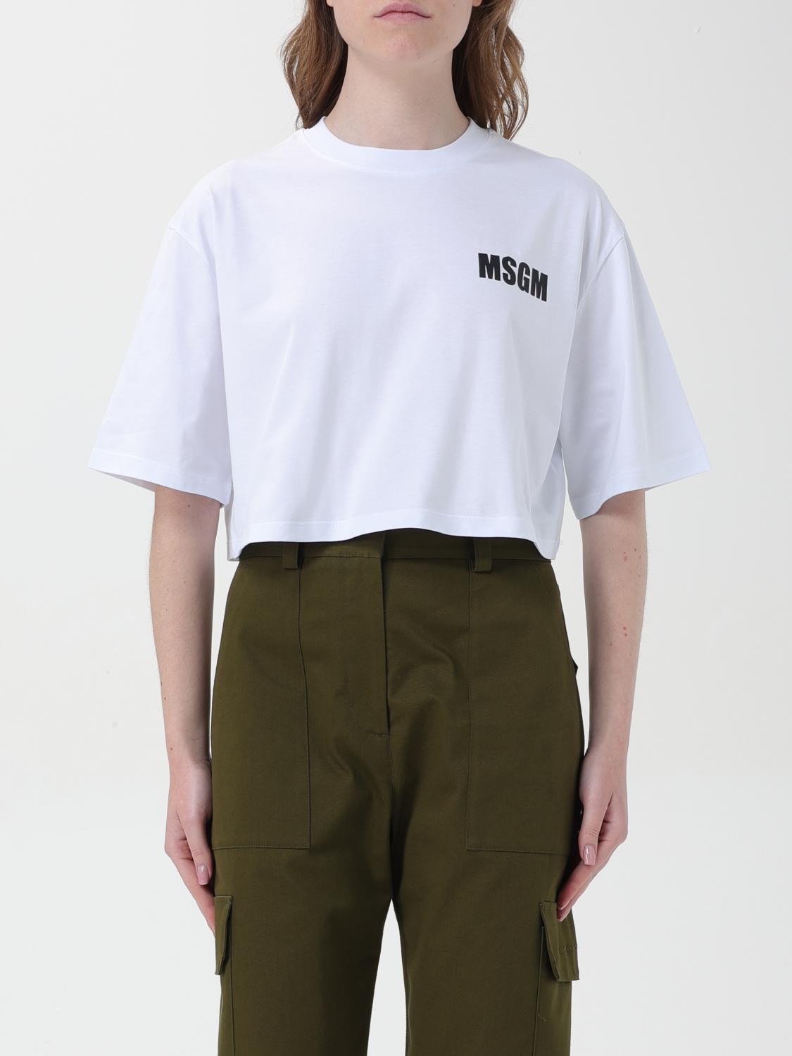 Msgm T-Shirt MSGM Woman color White