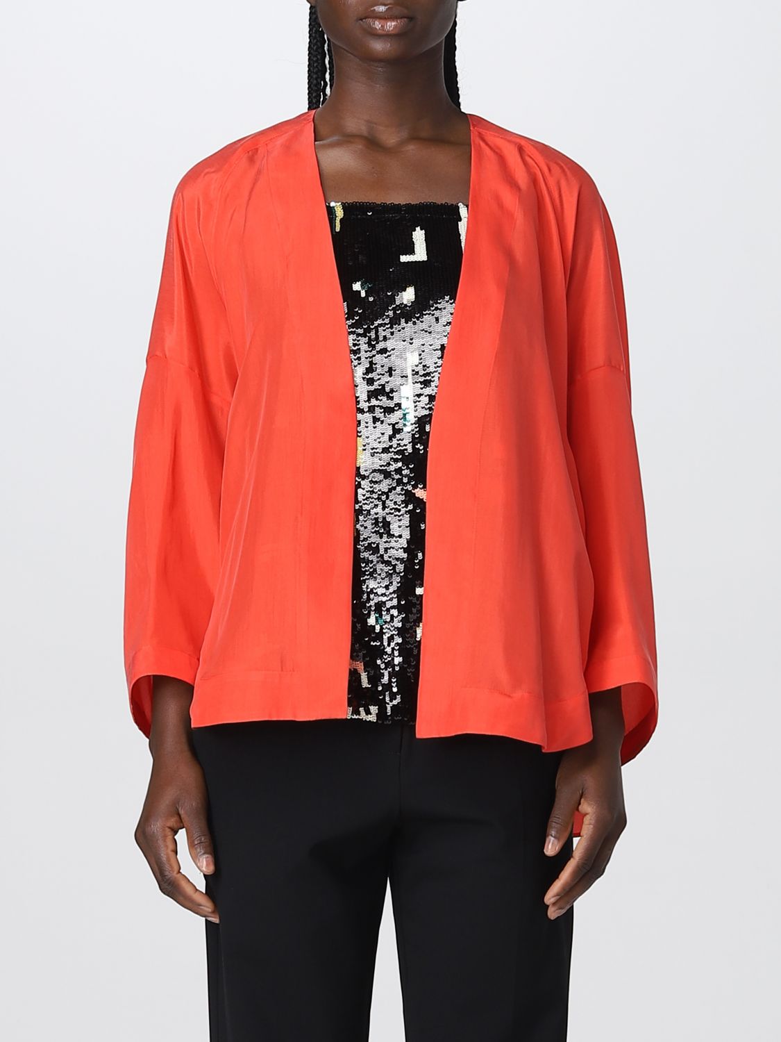 Alysi Jacket ALYSI Woman colour Coral