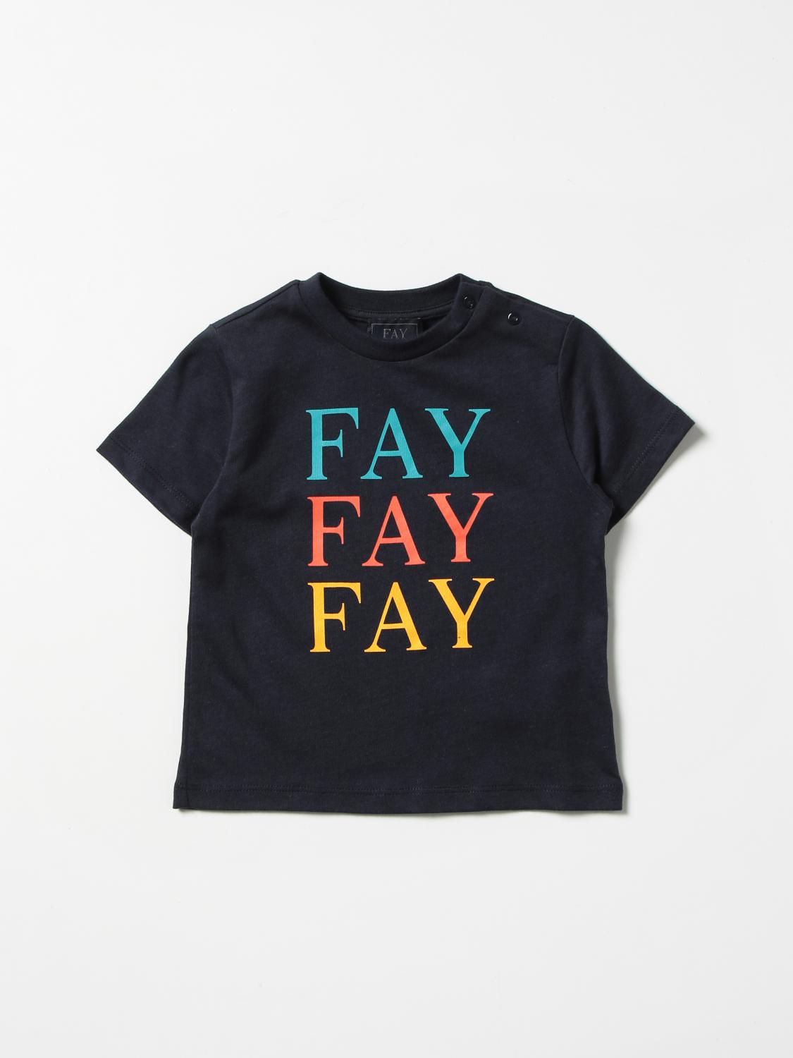 Fay T-Shirt FAY Kids colour Blue