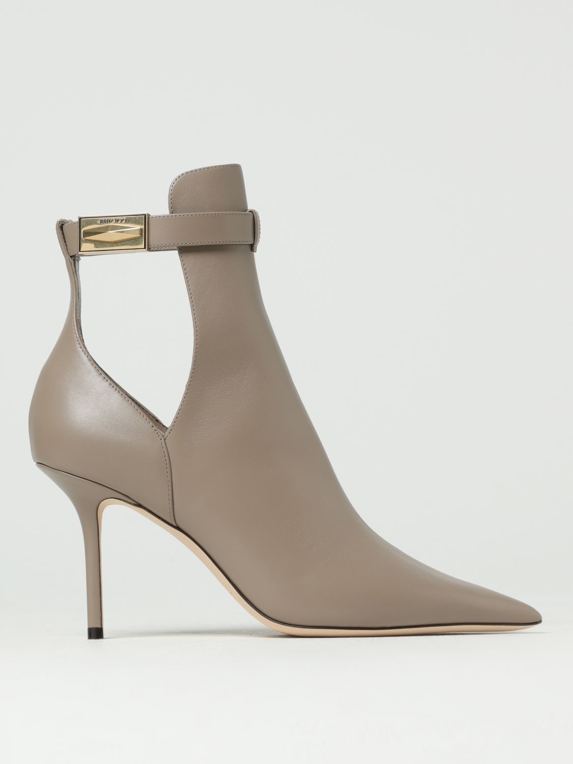 Jimmy Choo Flat Ankle Boots JIMMY CHOO Woman colour Dove Grey