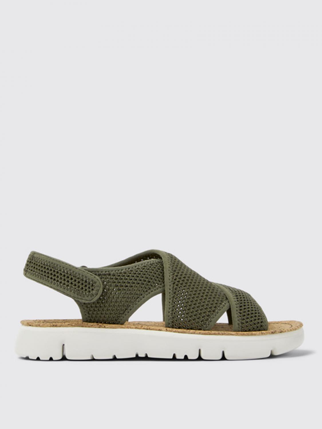 Camper Flat Sandals CAMPER Woman colour Green