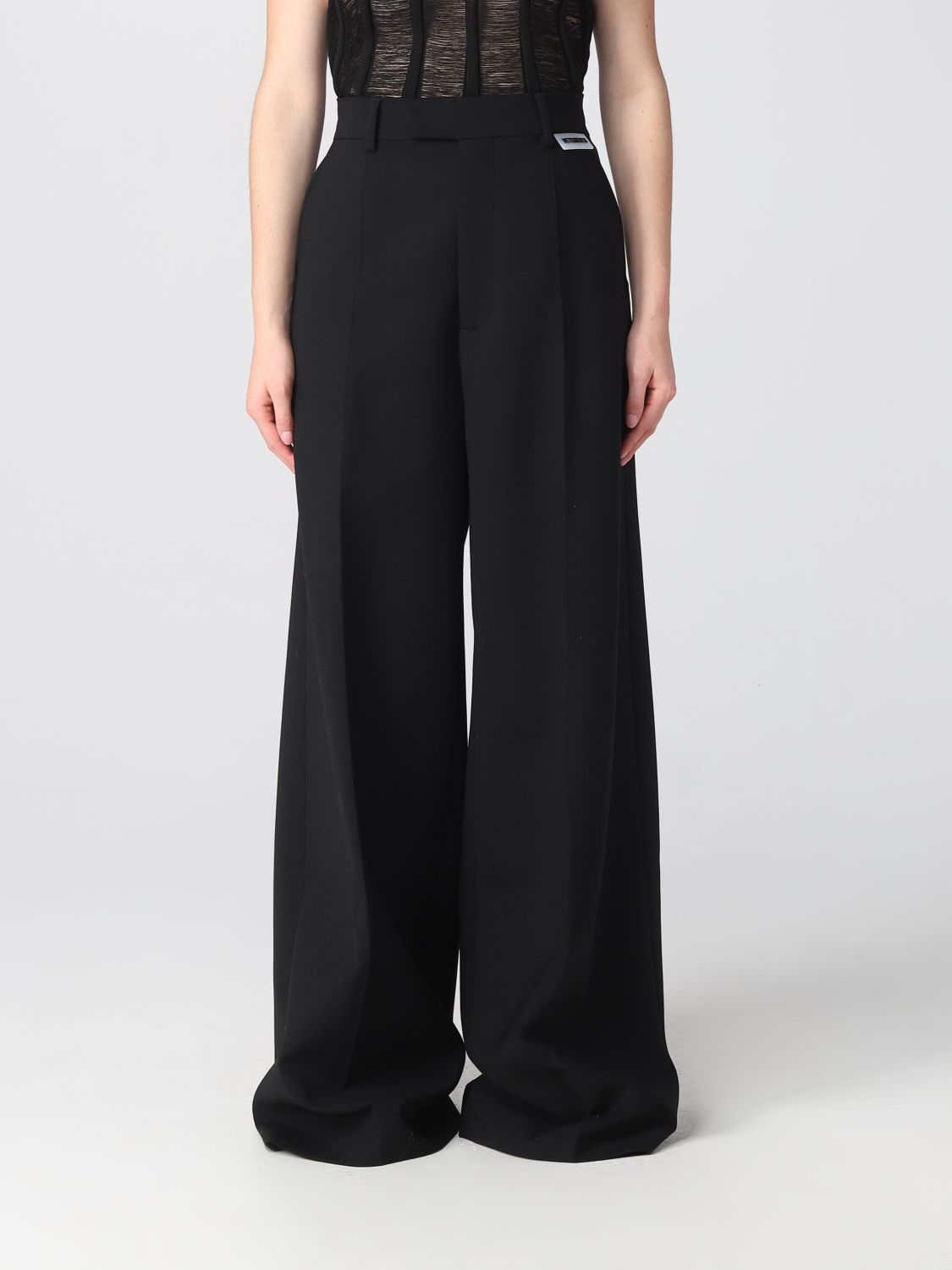 Vetements Trousers VETEMENTS Woman colour Black