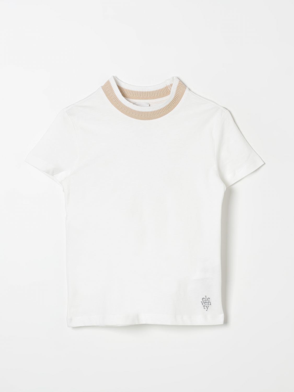 Eleventy T-Shirt ELEVENTY Kids color Yellow Cream