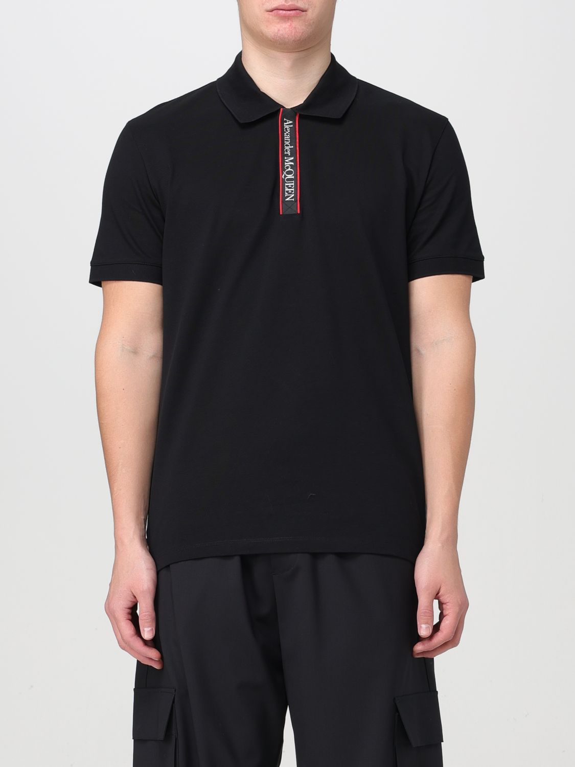 Alexander McQueen Polo Shirt ALEXANDER MCQUEEN Men colour Black