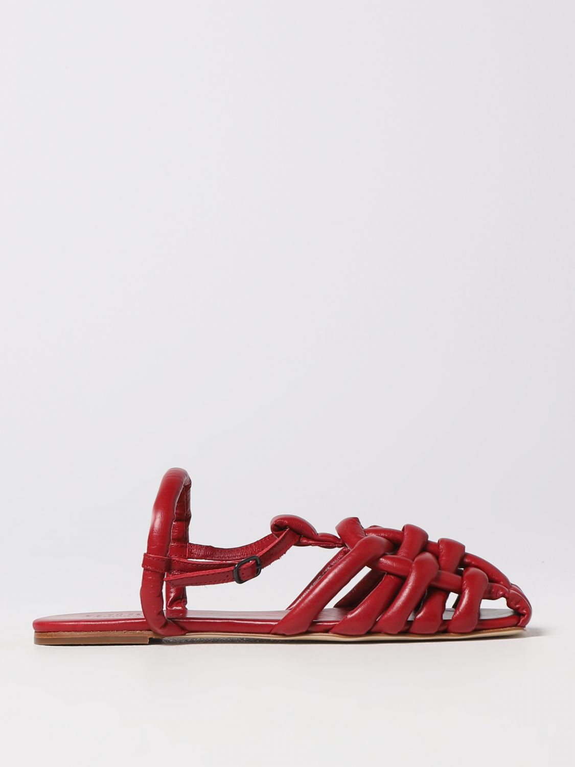 Hereu Flat Sandals HEREU Woman colour Red