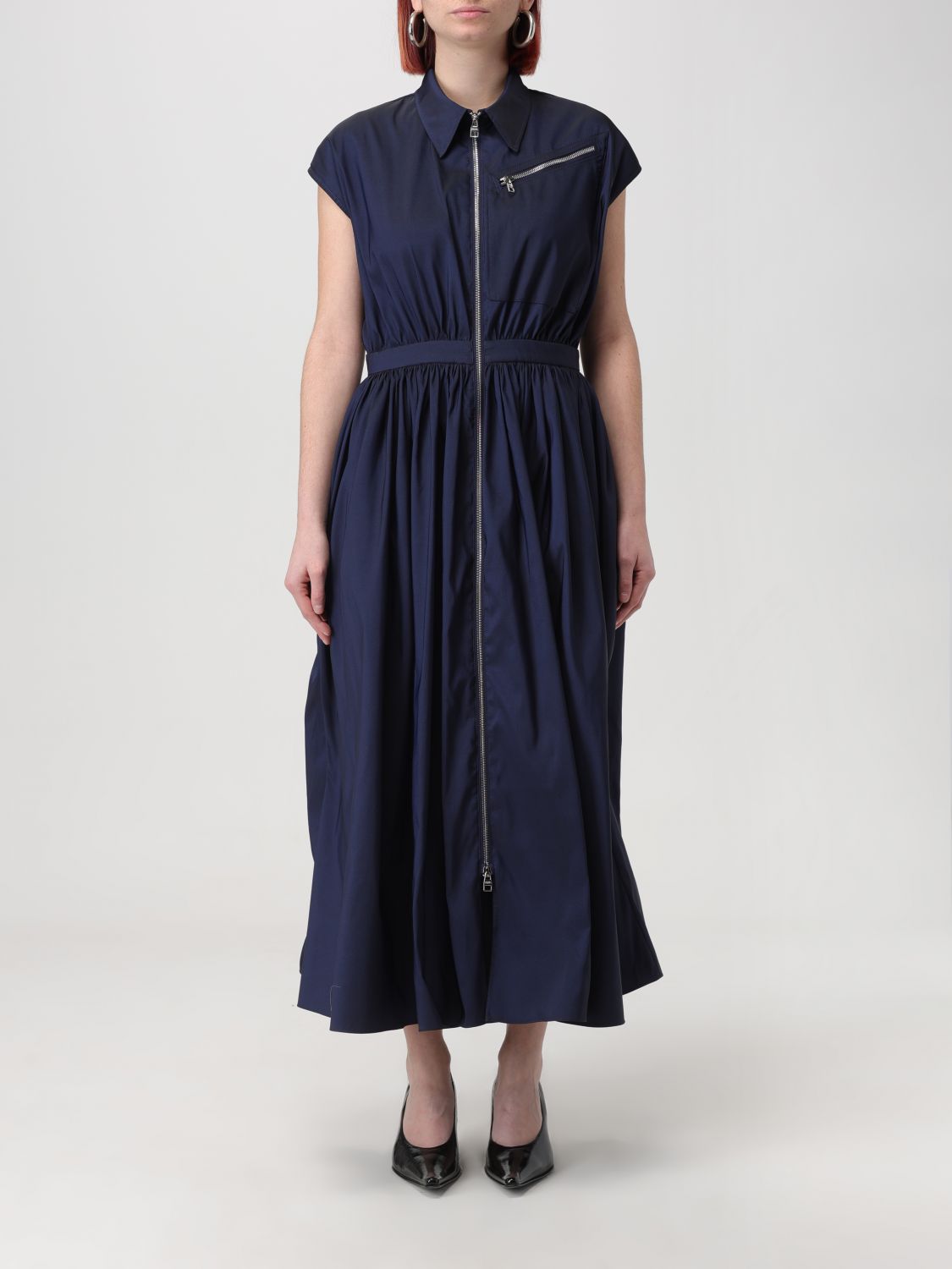 Alexander McQueen Dress ALEXANDER MCQUEEN Woman colour Navy