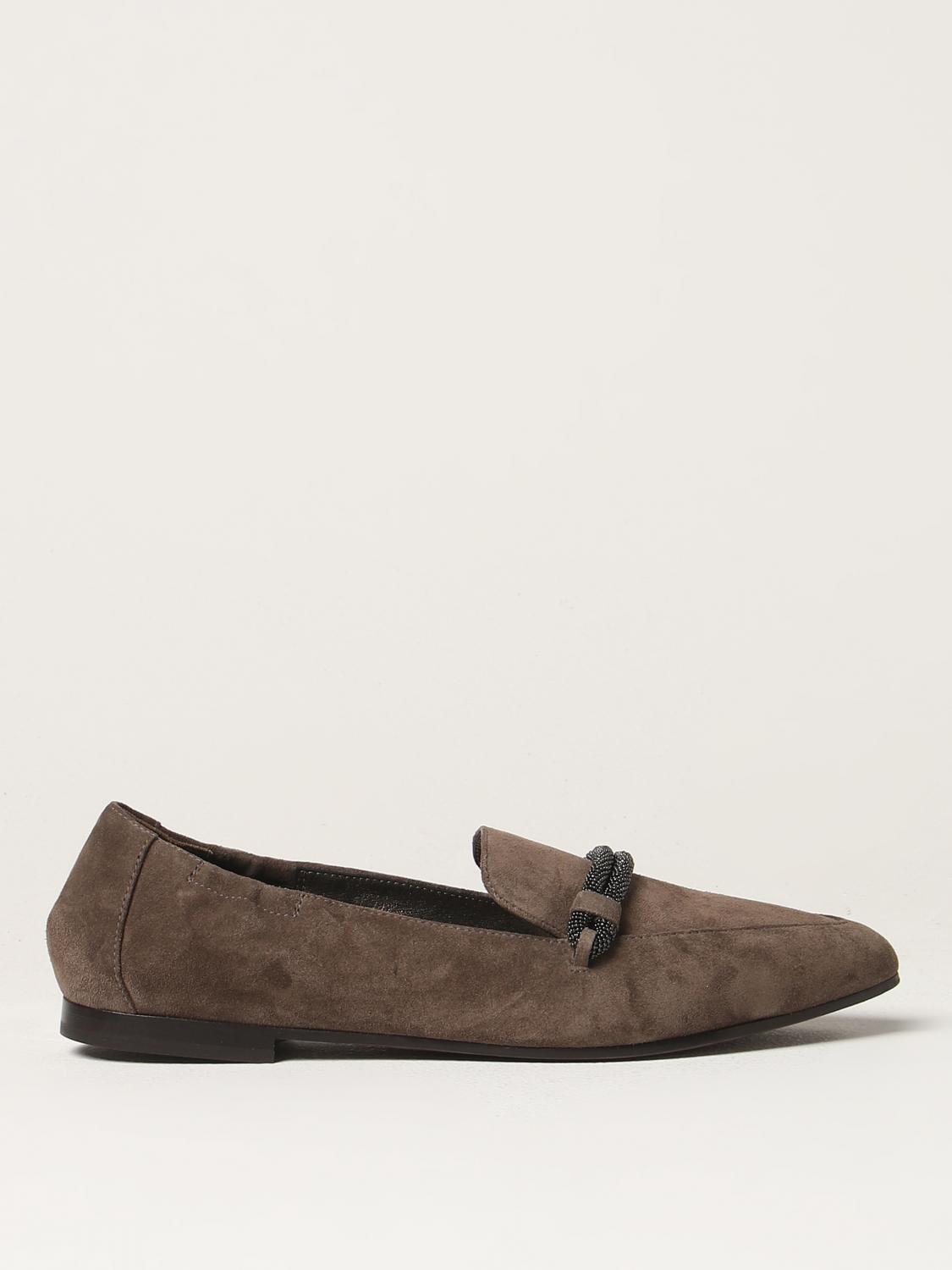 Brunello Cucinelli Loafers BRUNELLO CUCINELLI Woman colour Brown