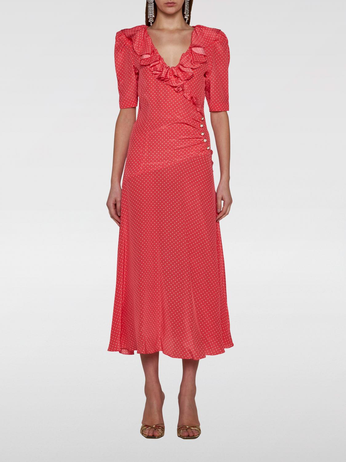 Alessandra Rich Dress ALESSANDRA RICH Woman color Coral